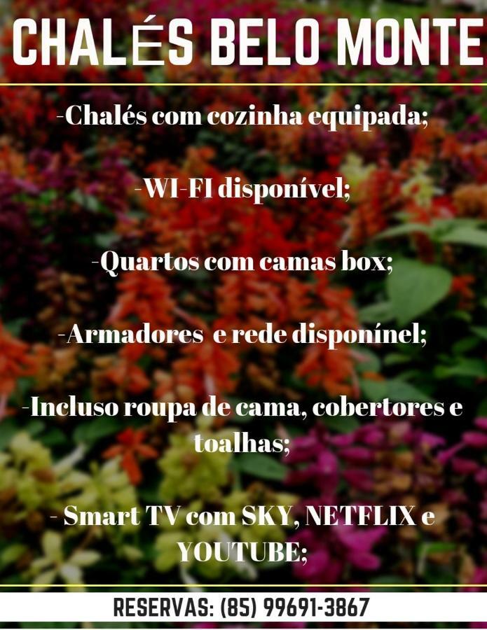 Chale Suico - Chales Belo Monte - Sitio Belo Monte Pacoti Kültér fotó